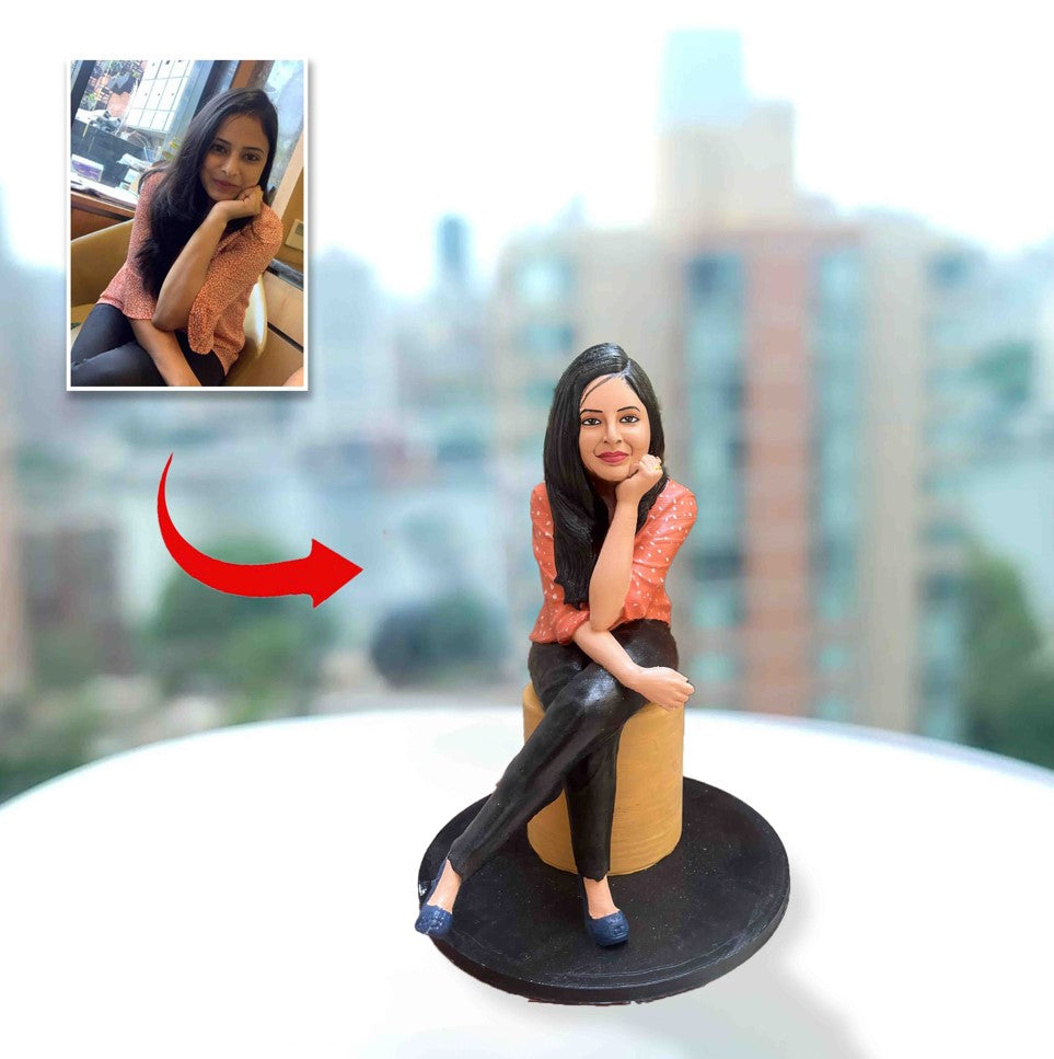 3d miniature statue for women