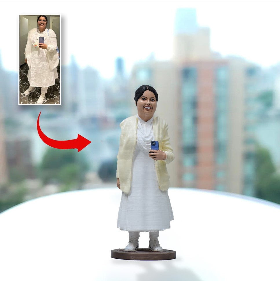 3d miniature statue for women